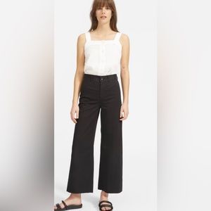 Everlane Lightweight Wide-Leg Crop Chino